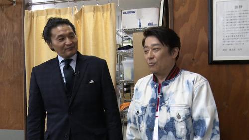 花田光司氏（左）と坂上忍　（Ｃ）フジテレビ　