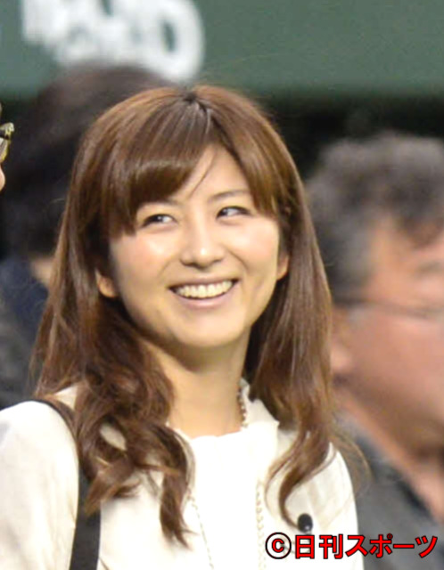 宇賀なつみアナウンサー（2013年4月24日撮影）