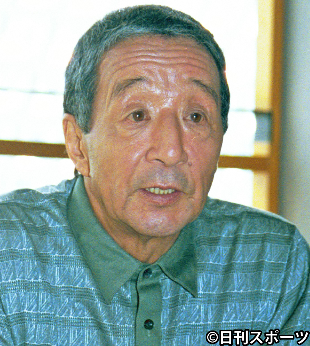 田中邦衛さん（2002年9月25日撮影）
