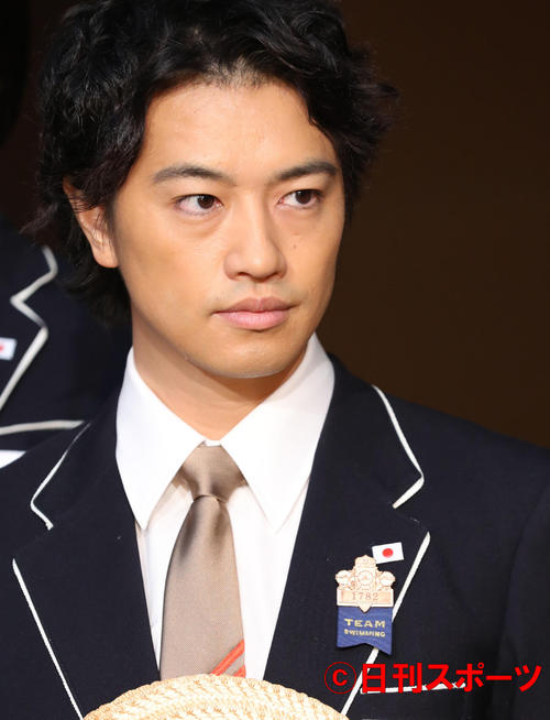 「いだてん」出演者発表に臨む斎藤工（撮影・林敏行）