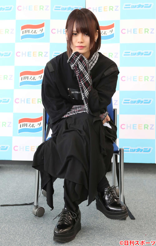 二面性ＲＯＣＫアイドルの山本乃愛（撮影・青山麻美）