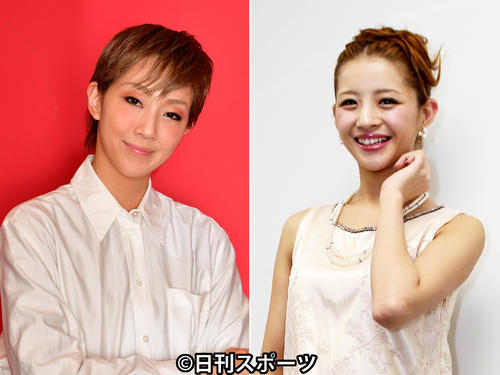 紅ゆずる（左）と綺咲愛里