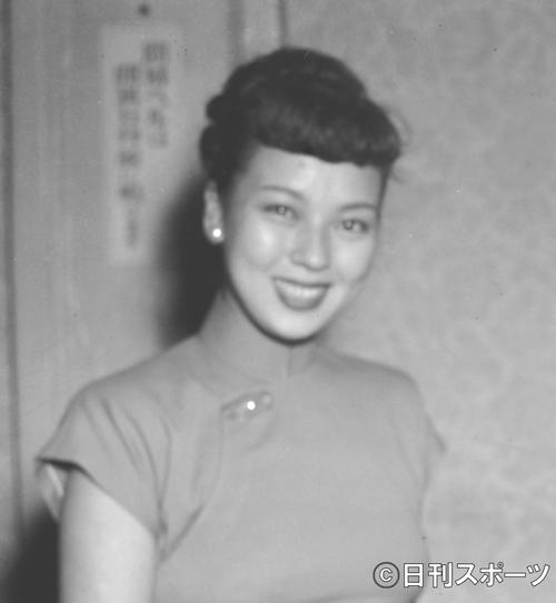 京マチ子さん（1950年9月25日撮影）