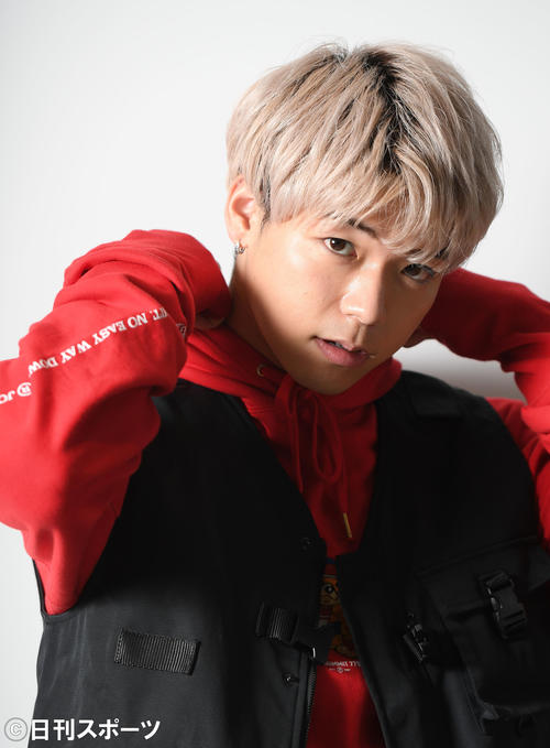 BALLISTIK　BOYZの加納嘉将（撮影・たえ見朱実）