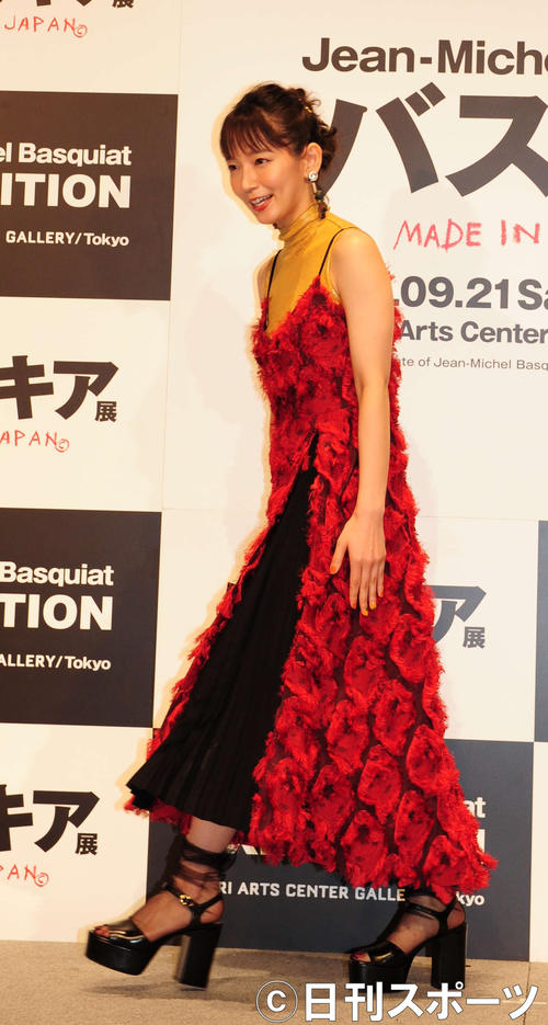 「バスキア展」の音声ガイドを務める吉岡里帆（撮影・松本久）