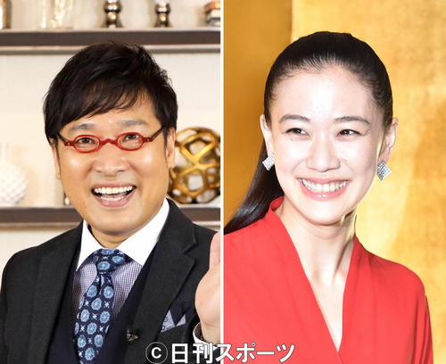 山里亮太（左）と蒼井優