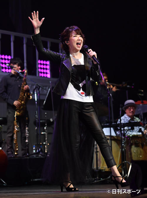41年ぶりに歌手活動を再開しコンサートを開催した伊藤蘭（撮影・柴田隆二）