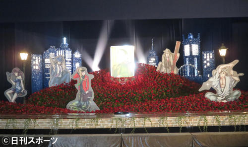 「モンキー・パンチ先生の偲ぶ会」の祭壇
