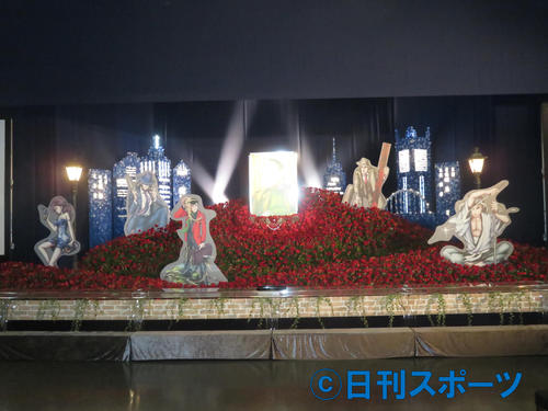 「モンキー・パンチ先生の偲ぶ会」の祭壇