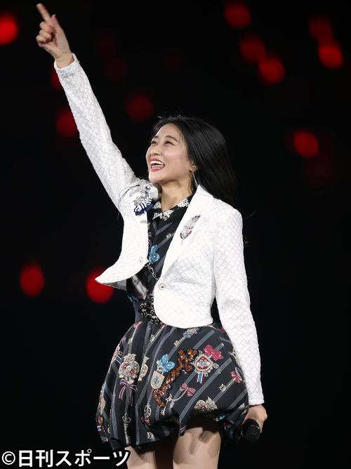 卒業公演を行ったアンジュルムの和田彩花（撮影・大野祥一）