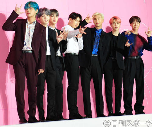 BTS（防弾少年団）のメンバー（19年撮影）