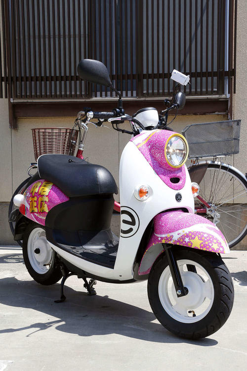 ゲストの中居正広が乗るバイク