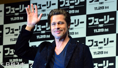ブラッド・ピット（2014年11月15日撮影）