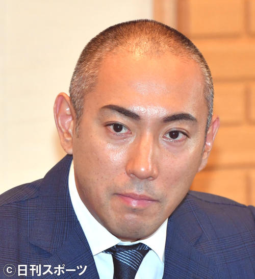 市川海老蔵（2018年6月17日撮影）