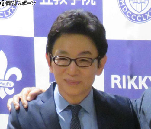 「立教大学池袋キャンパス100周年記念式典」に参加した古舘伊知郎（2018年11月18日撮影）