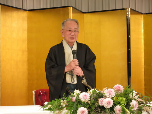 人間国宝に認定された片岡秀太郎（撮影・星名希実）