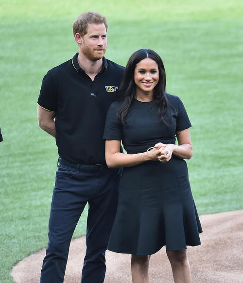 ヘンリー王子とメーガン妃（2019年6月29日撮影）