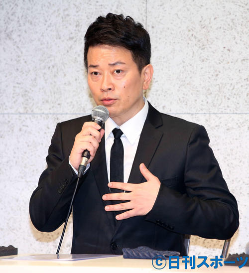 吉本興業解消までの経緯を説明する宮迫博之（撮影・河田真司）
