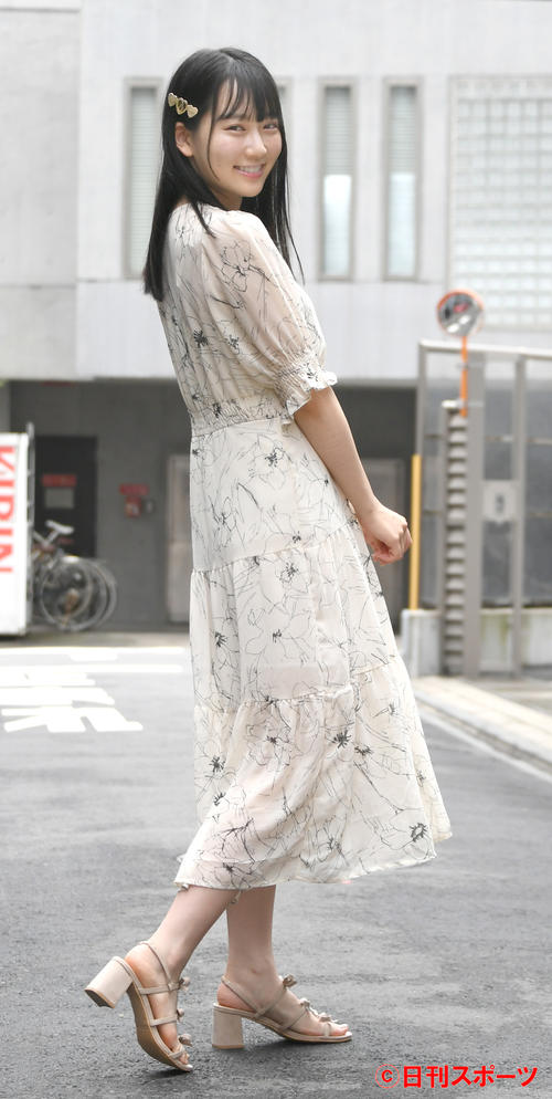 映画「おかざき恋愛四鏡」で初の主演を務める越智ゆらの（撮影・酒井清司）