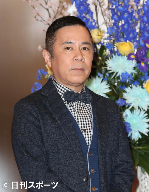 岡村隆史（2019年3月8日撮影・丹羽敏通）