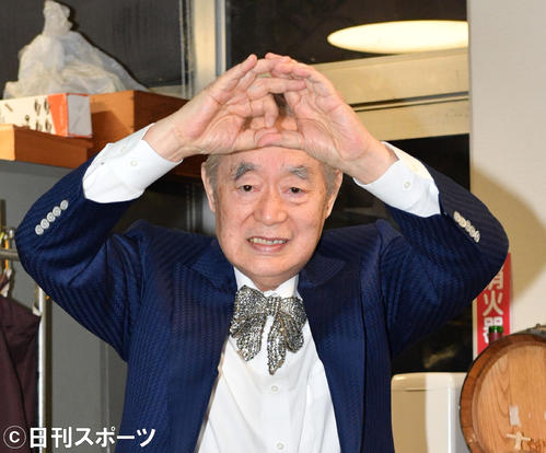 ドクター中松氏（2019年4月18日撮影）