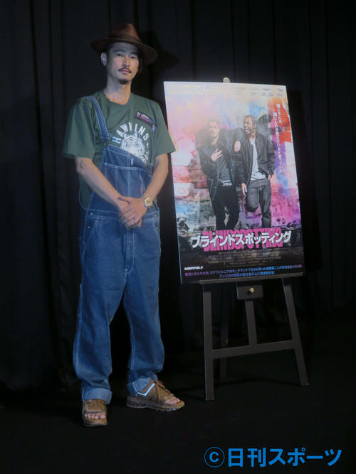 映画「ブラインドスポッティング」プレミア試写会のトークショーを行った窪塚洋介（撮影・大井義明）