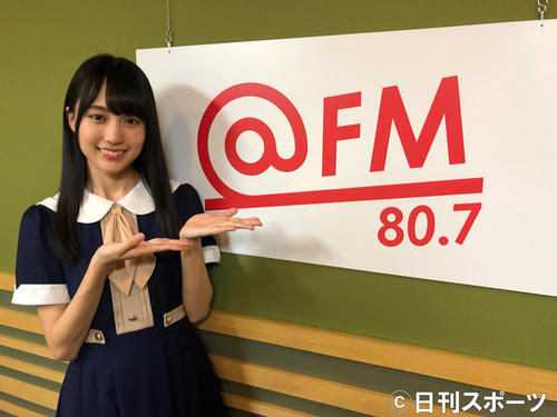 新曲のPRキャンペーンで名古屋の＠FMを訪れた乃木坂46の賀喜遥香