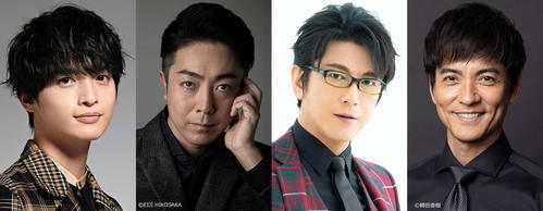 TBS系ドラマ「グランメゾン東京」への出演が決定した、左から玉森裕太、尾上菊之助、及川光博、沢村一樹