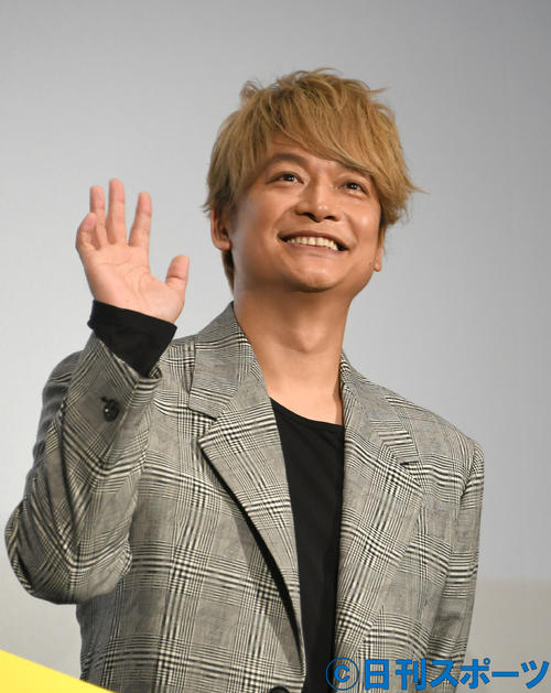 香取慎吾（2019年7月6日撮影・酒井清司）