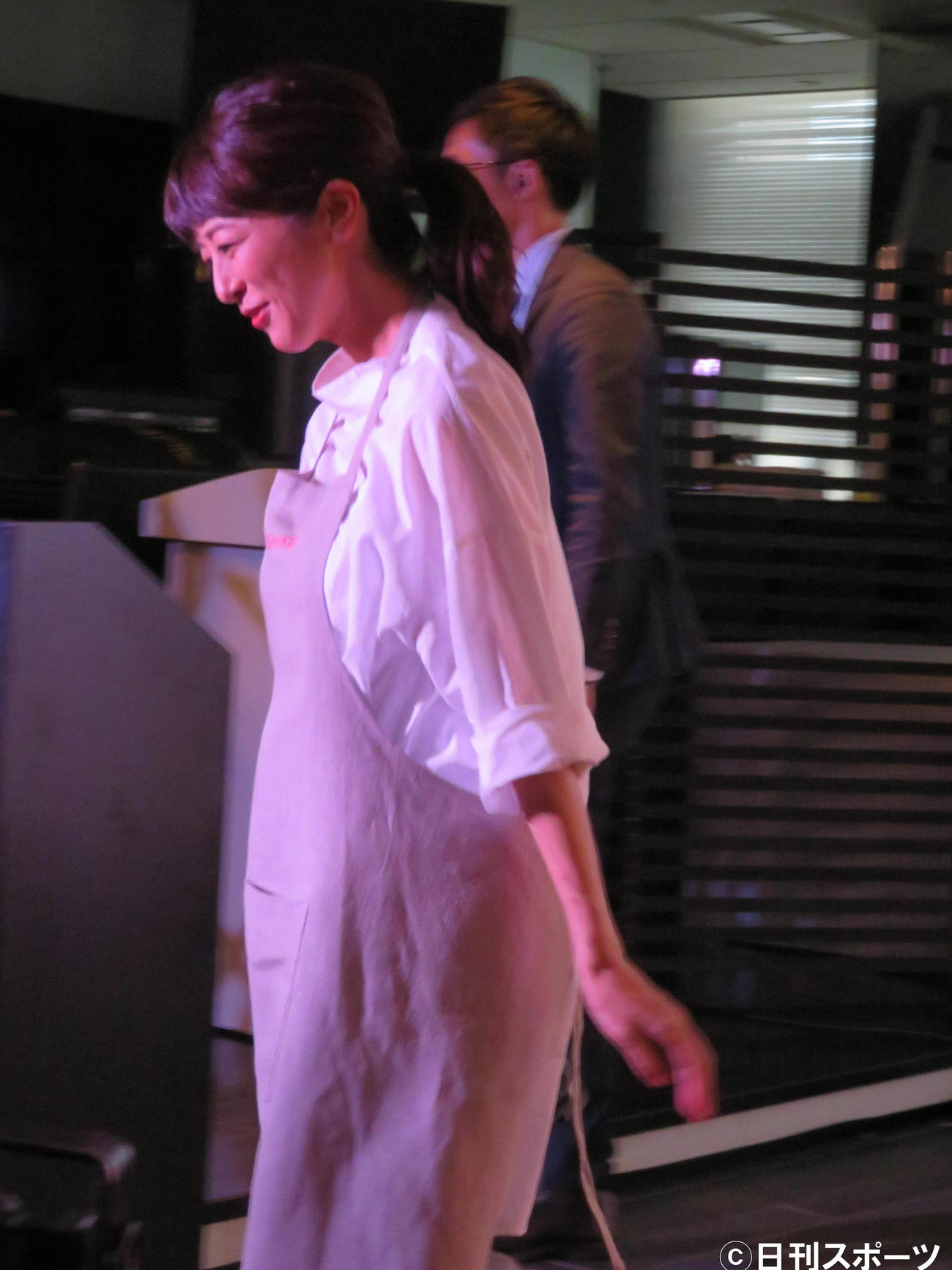 白石美帆ふっくらおなか 家族の健康は 食 で管理 芸能 日刊スポーツ