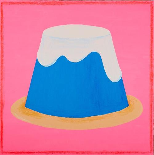 2度目の個展を開催するベッキーの作品「富士山プリン」