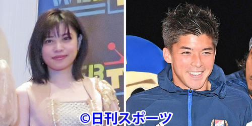 中島美央（左）と富樫敬真