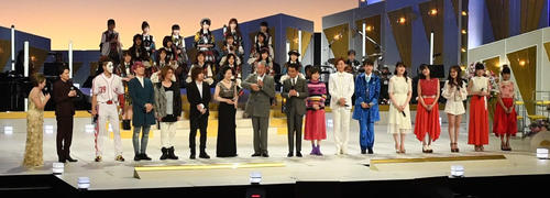 JASRAC創立80周年記念コンサートの出演者ら