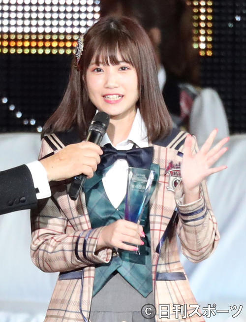 HKT48朝長美桜（2018年6月16日撮影）
