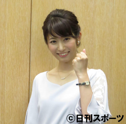 海老原優香アナウンサー（2017年9月4日撮影）