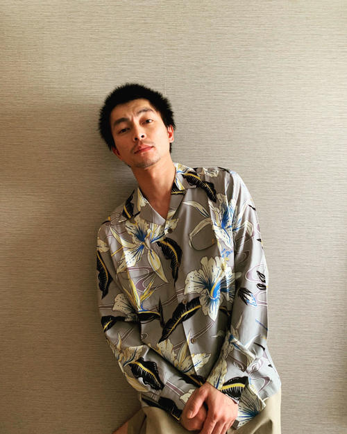 映画「辰巳」に主演する遠藤雄弥
