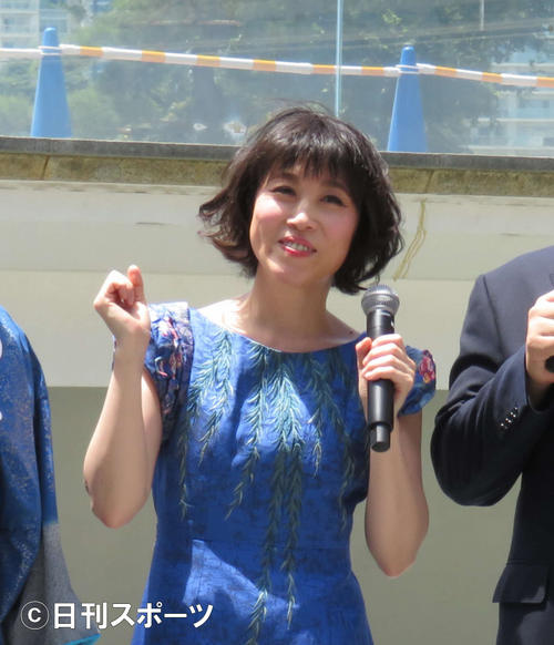 演歌歌手水森かおり（2019年7月26日撮影）