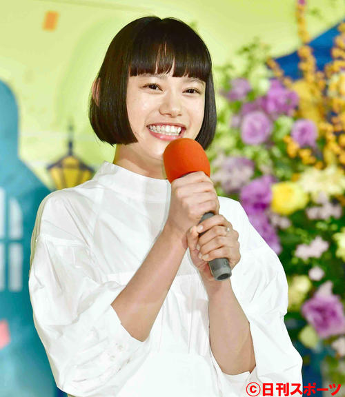2020年度後期NHK朝の連続テレビ小説「おちょやん」制作発表会見に臨む新ヒロインの杉咲花（撮影・小沢裕）