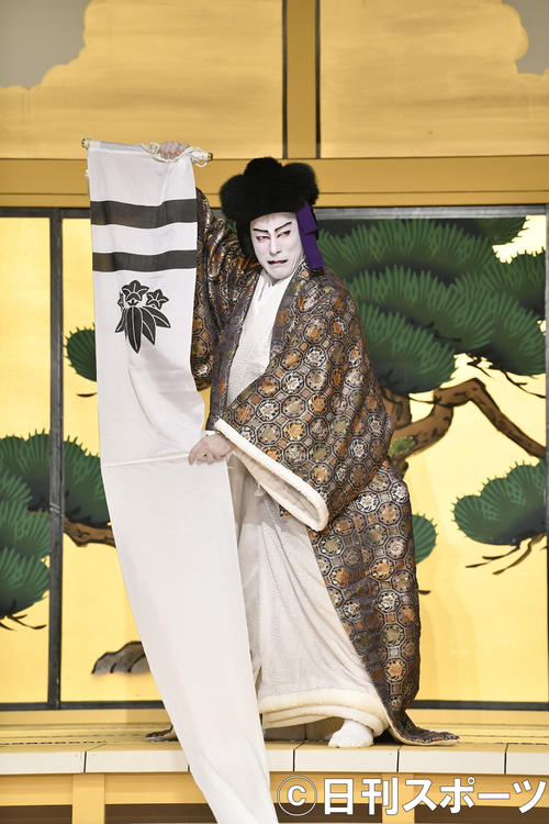 自主公演「SANEMORI」に主演する市川海老蔵