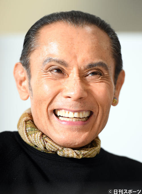 「お笑いもボクシングも絵もヨガもすべてに共通点があるんですよ」と本誌インタビューに得々と語った片岡鶴太郎（撮影・たえ見朱実）