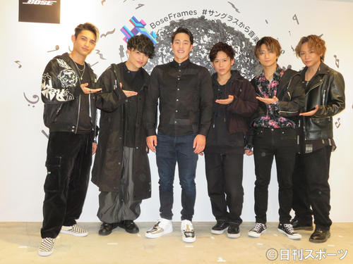 BOSEのイベントに出席した左からRIOSKE、KAZ、瀬戸大也、TAKUYA、JUNPEI、YUUTO