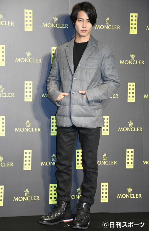 「MONCLER　HOUSE　OF　GENIUS　TOKYO」オープニングイベントに出席した山下智久（撮影・大友陽平）