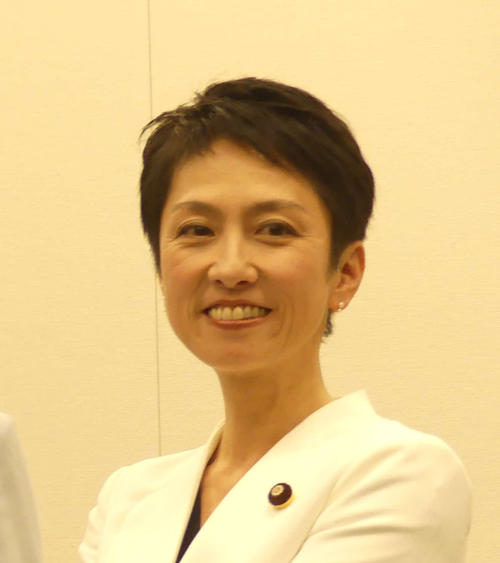 立憲民主党の蓮舫副代表（2019年1月26日撮影）