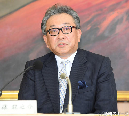 フジテレビ遠藤龍之介社長（2019年6月7日撮影）