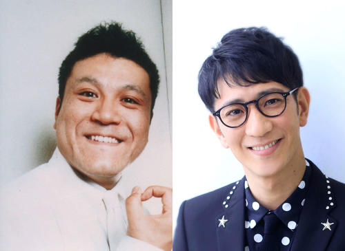10年ぶりに漫才を披露するアンタッチャブルの山崎弘也（左）と柴田英嗣