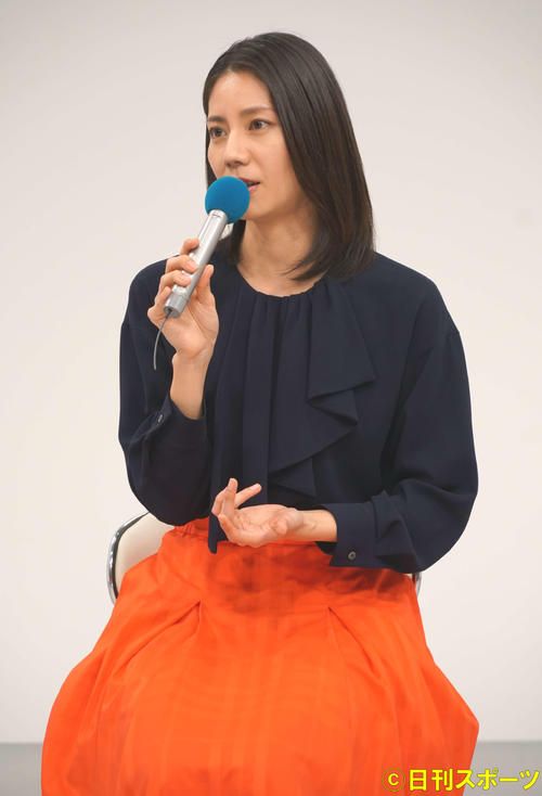 テレビ東京系「ガイアの夜明け」の取材会に出席した松下奈緒（撮影・遠藤尚子）
