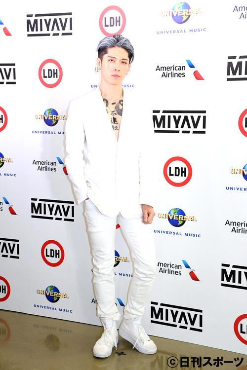 来年1月からLDHに所属することが決まったMIYAVI（撮影・大友陽平）