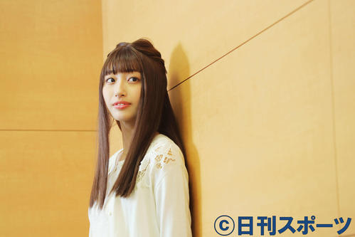美笑女グランプリで初代グランプリに輝き、女優業やバラエティなど今後の活躍が楽しみな高野渚さん（撮影・河田真司）