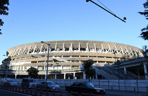 新国立競技場（2019年11月4日撮影）