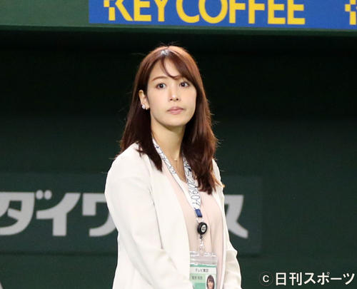 テレビ東京の鷲見玲奈アナウンサー（19年5月22日撮影）